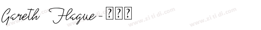 Gareth Hague字体转换